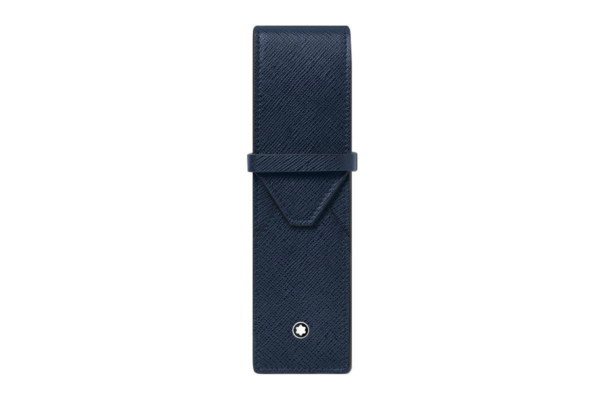 Montblanc Sartorial 2-Pen Pouch Ink Blue